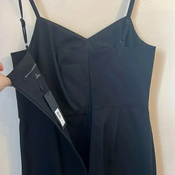 NWT Banana Republic black spaghetti strap dress - Picture 8 of 11